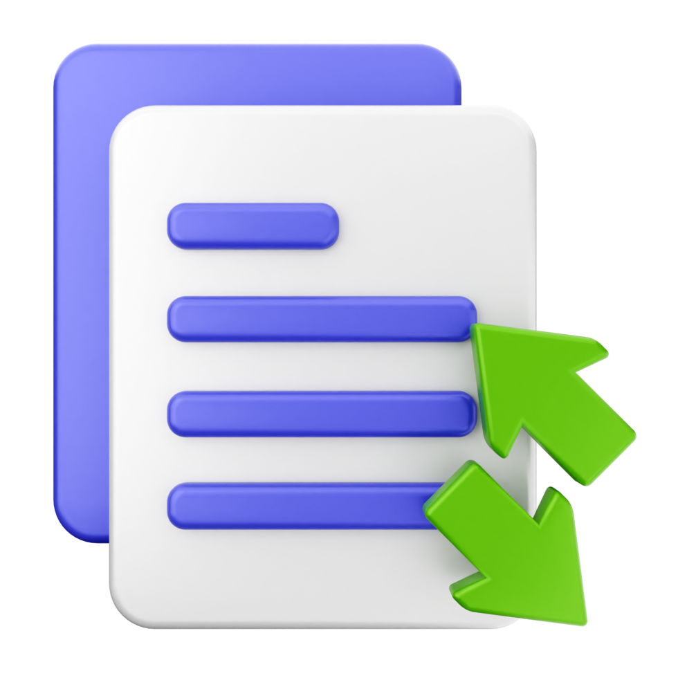 A file with an arrow pointing to it png