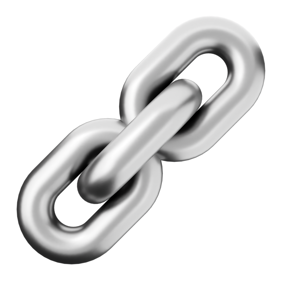 A link chain is shown on a black background png