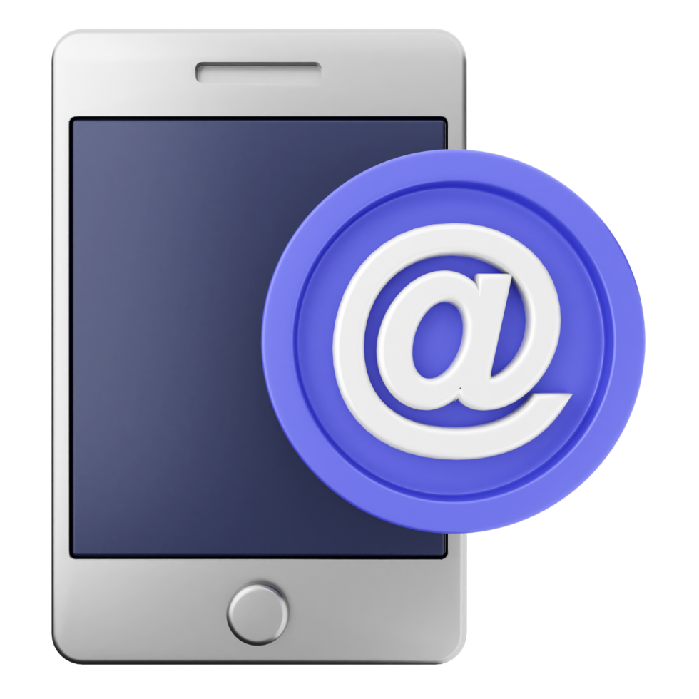 Mobile email app icon png