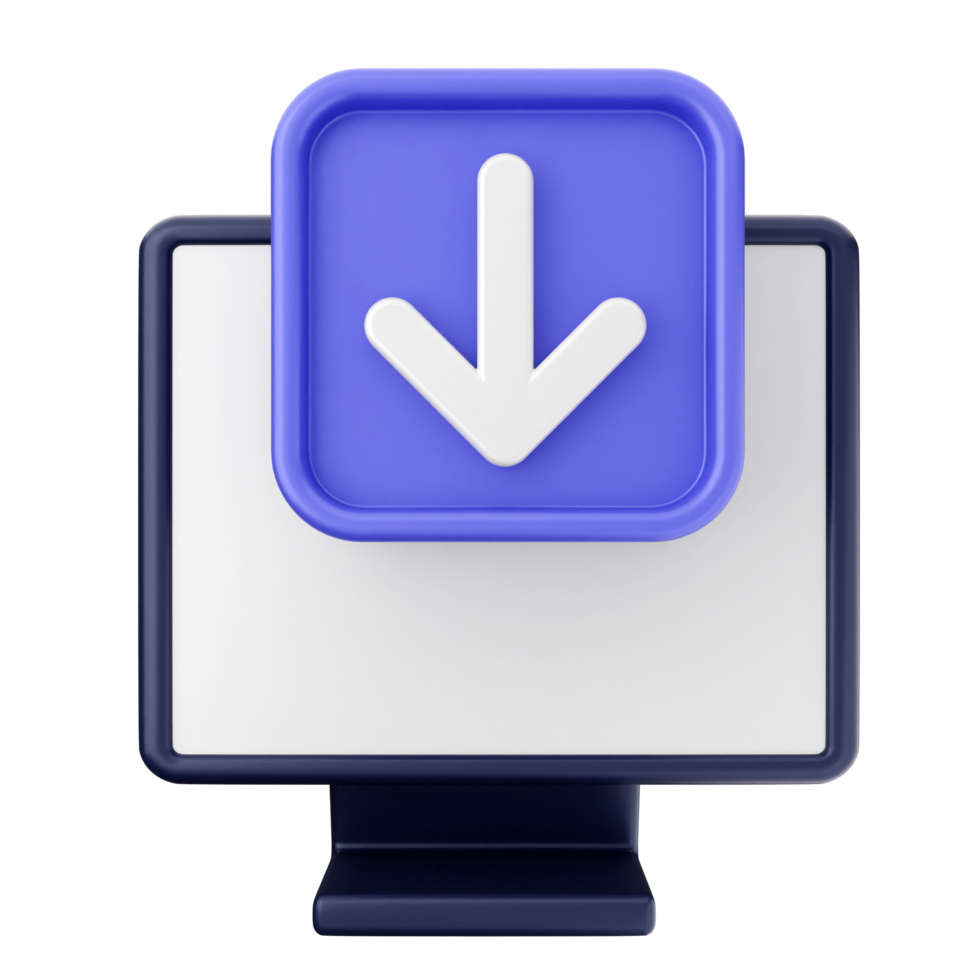 Downloader icon on desktop png