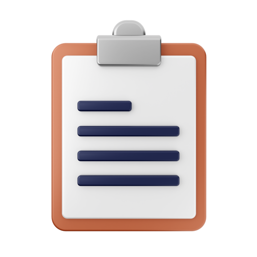 A clipboard with a line on it png