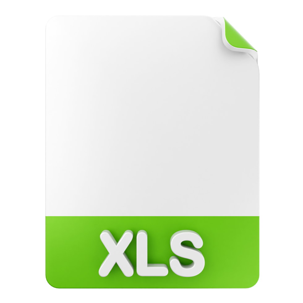 Xls file icon png