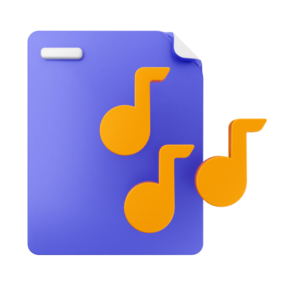 A music note with a note and music notes png