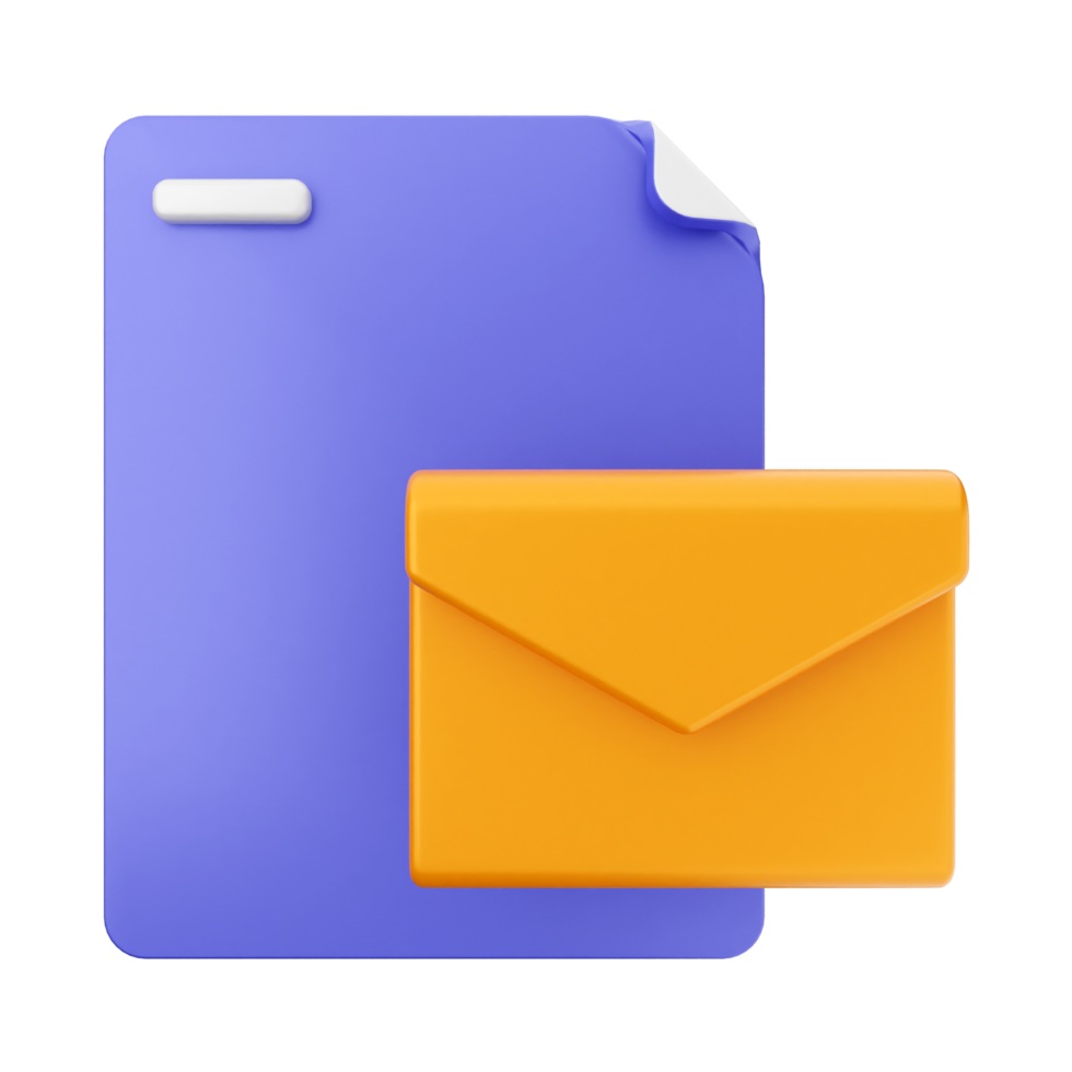 Email and file icon png