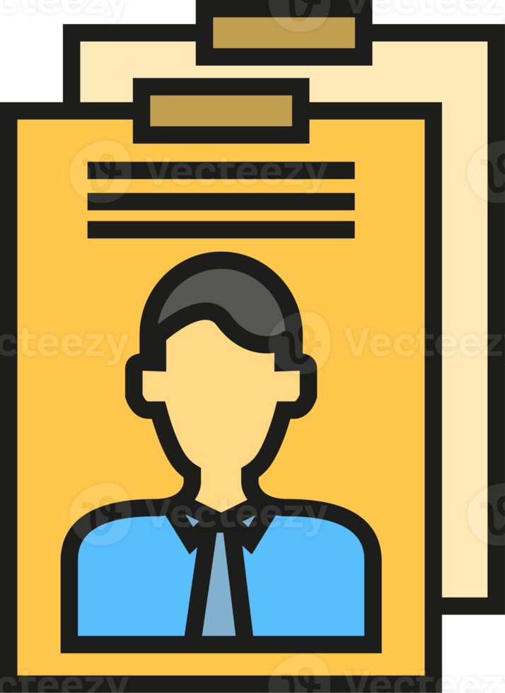 Id and Business Card Badge Icon png