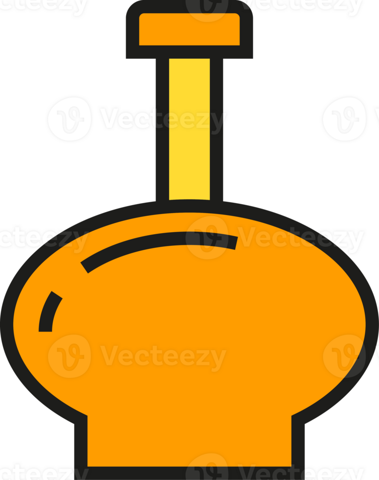 Alcohol Bottle Icon Illustration png