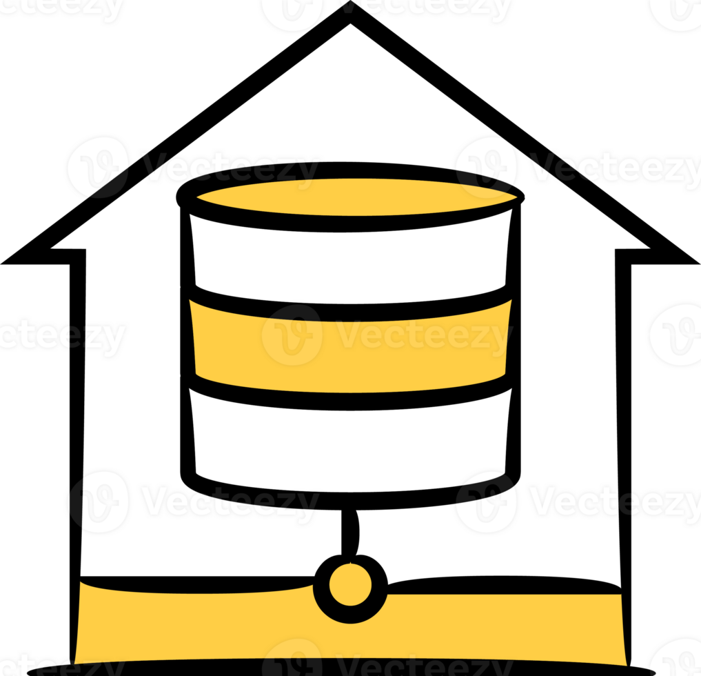 Home Server and Database Icon png