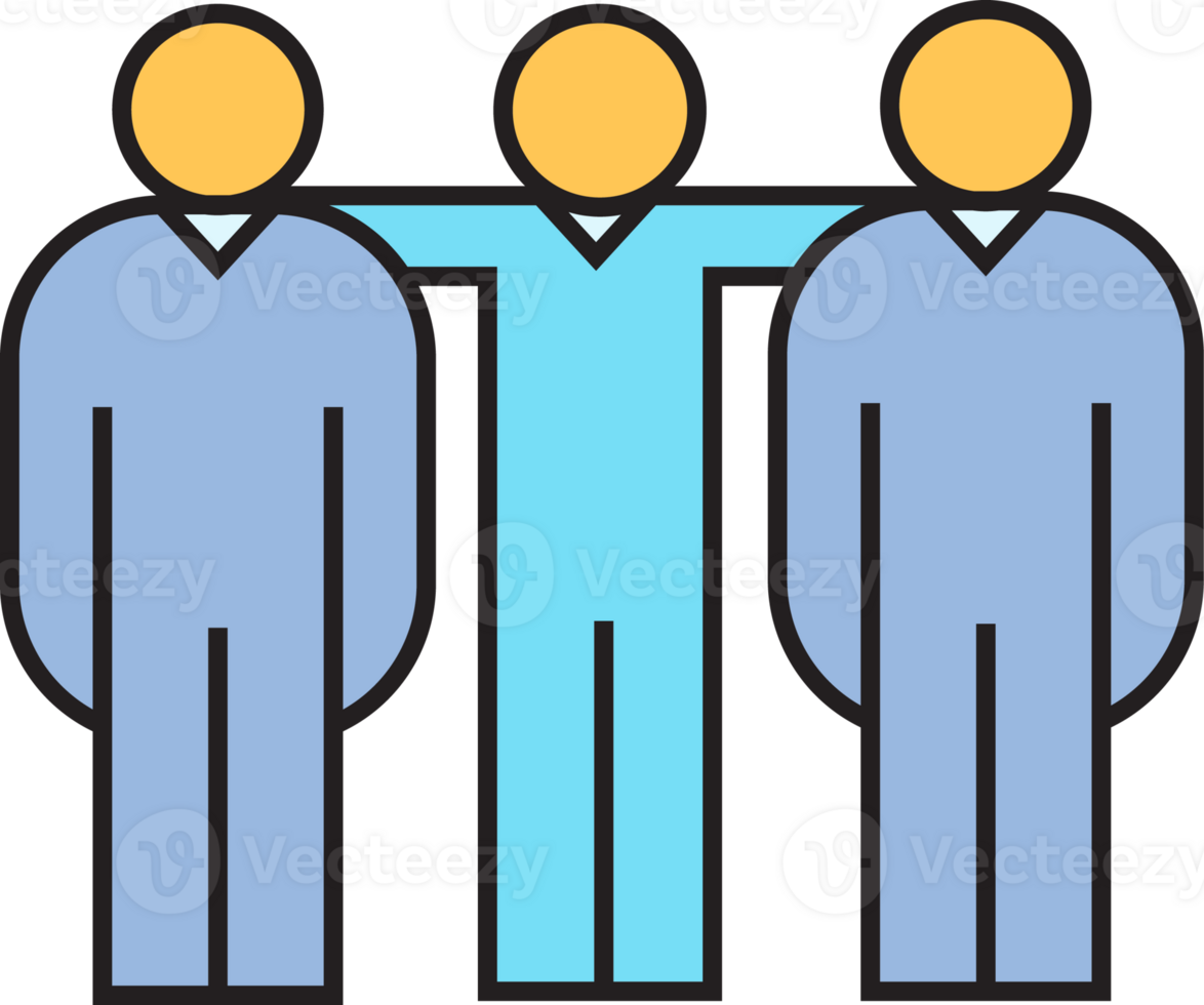 Group of People and Friends Icon png