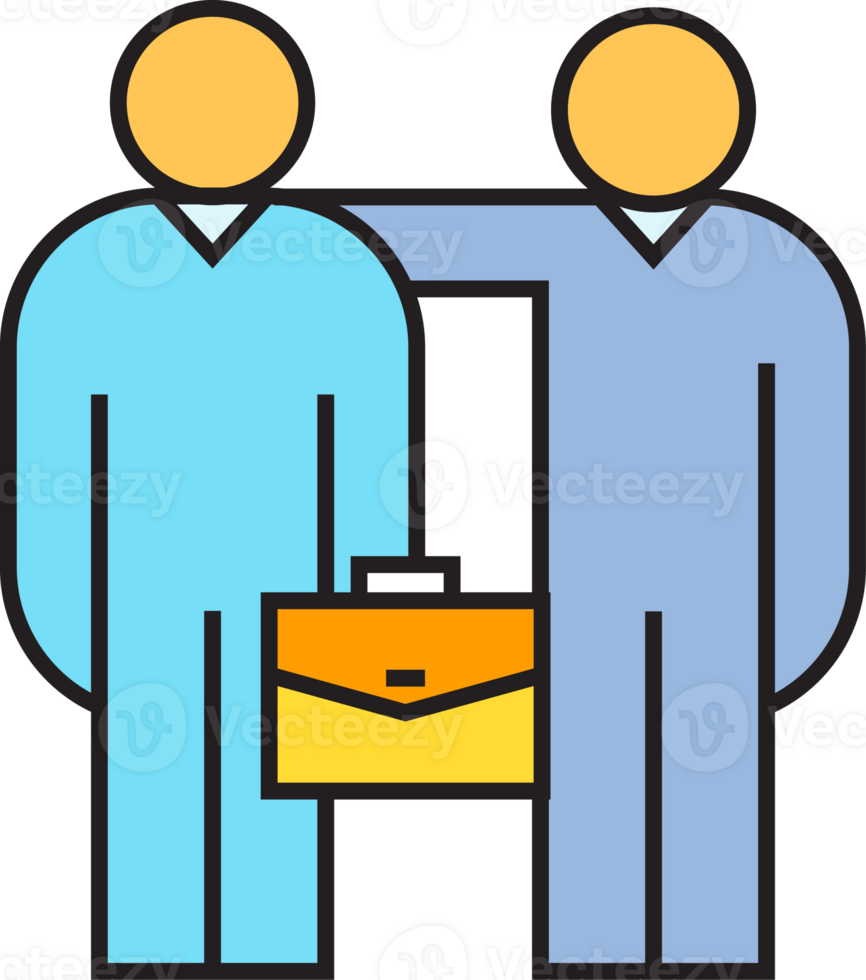Office Worker and Colleague Icon png