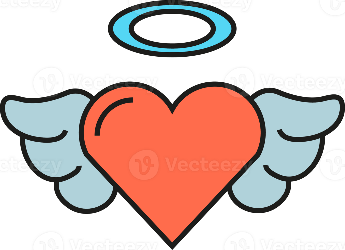 Heart with Wings Icon png