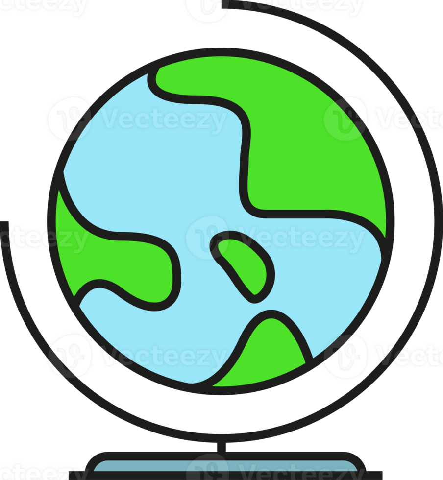 Globe Icon Illustration png