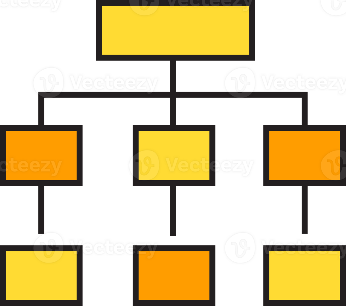 Hierarchy Chart Icon png