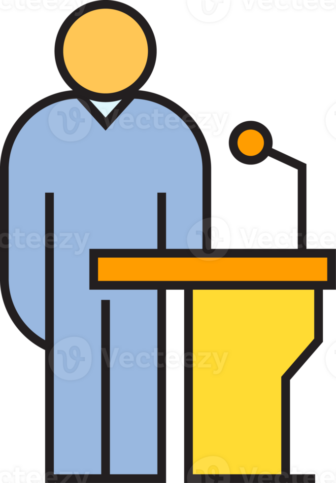 People on Podium Icon png