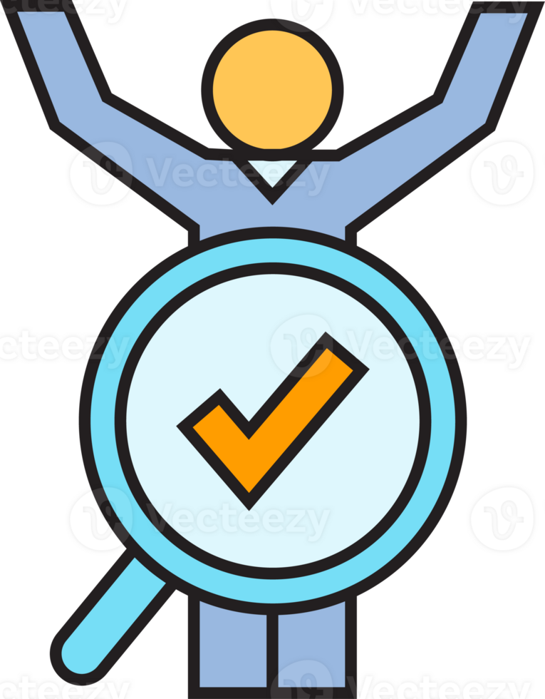 Employee and Verify Icon png
