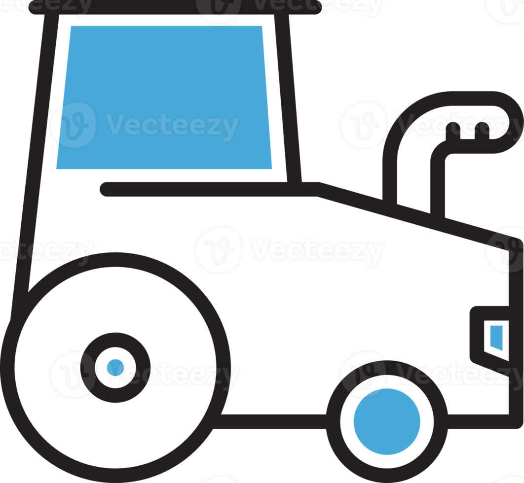 Agriculture Tractor Icon Illustration png