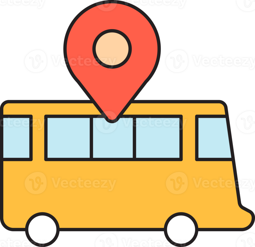 Bus Gps Pin Icon png