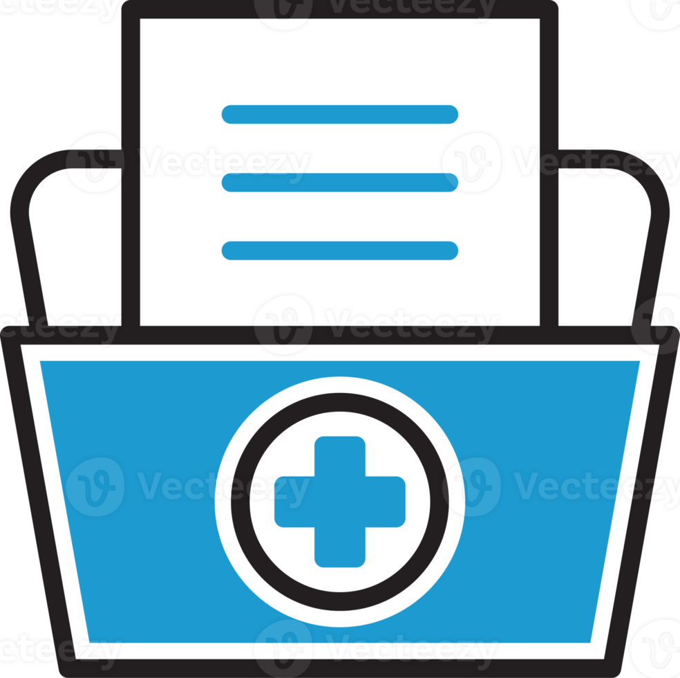 Medical Record Folder Report Icon png