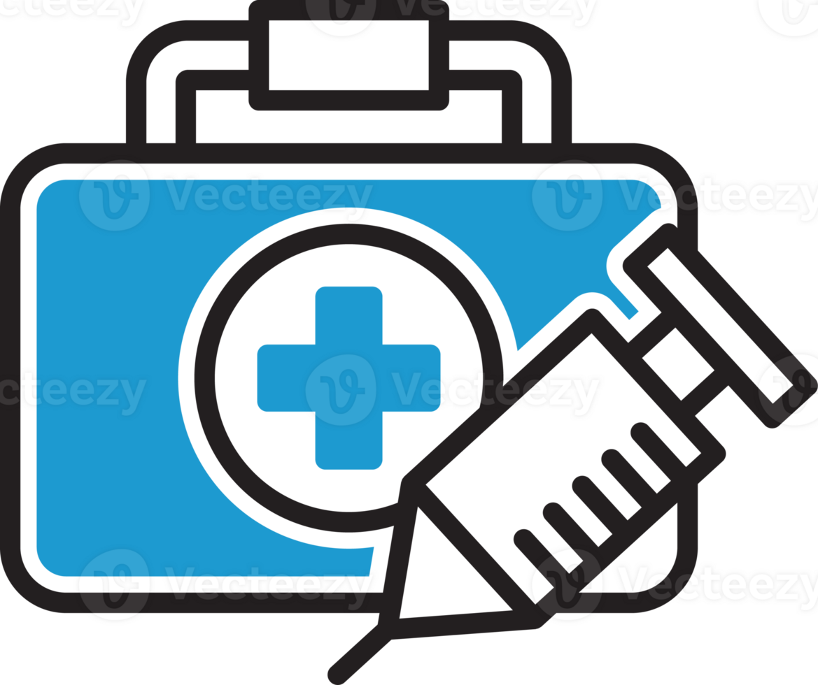 First Aid Kit and Syringe Icon png