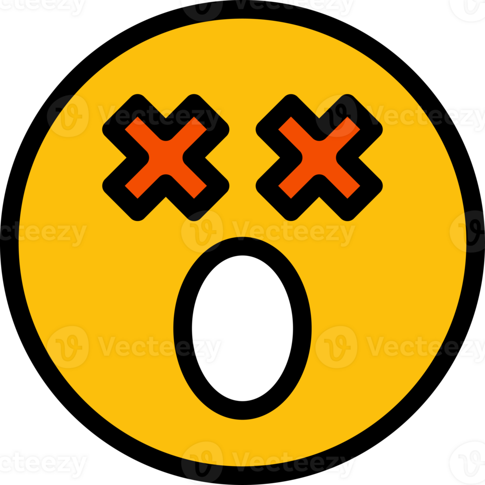 Blind and Amazed Face Emoji png