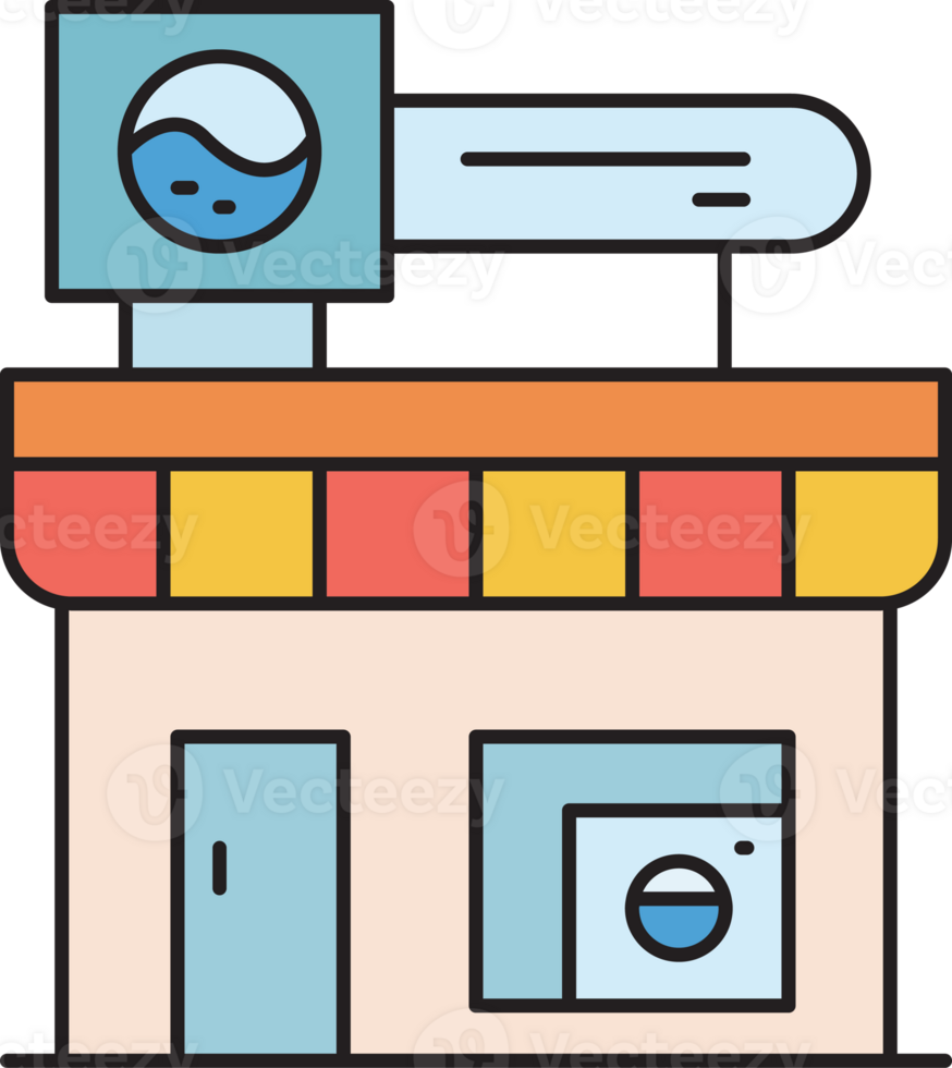 Laundry Service Shop Icon png
