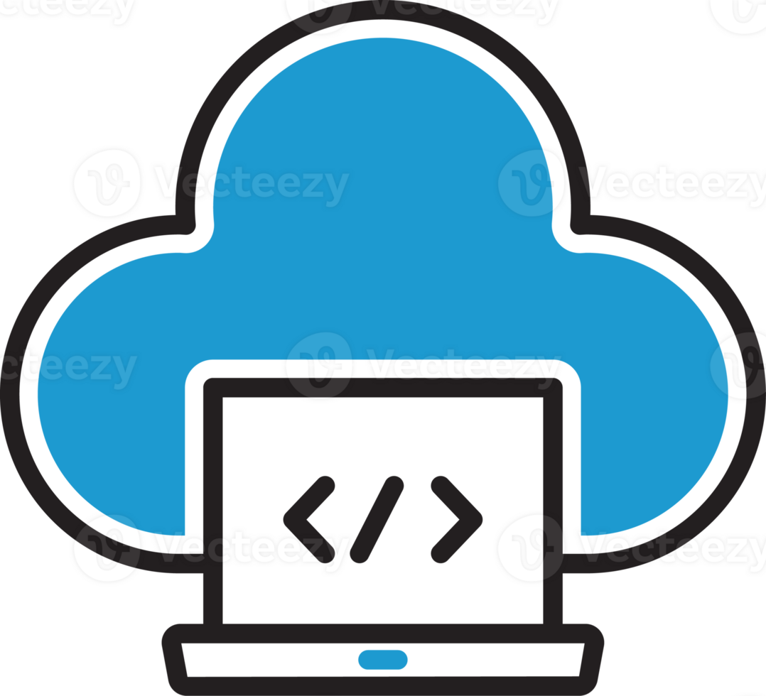 Coding on Cloud Icon png