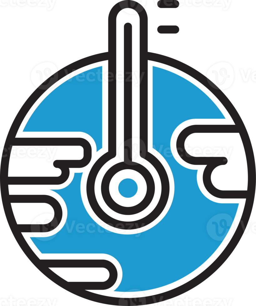Global Warming Icon Illustration png