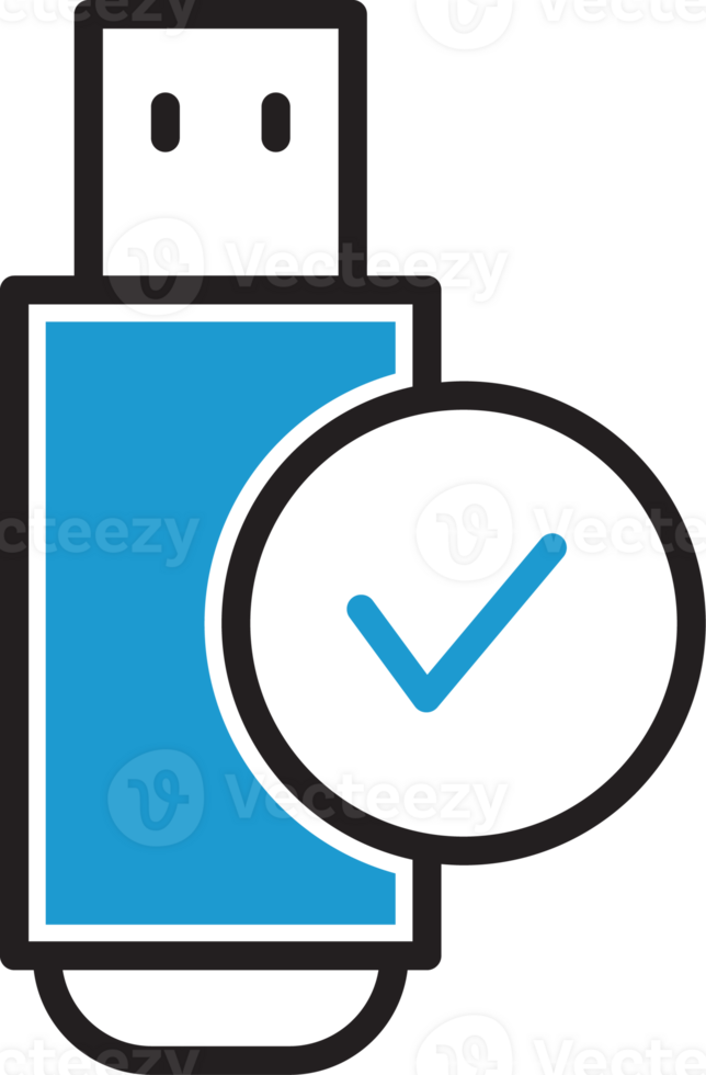 Secure Thumb Drive Icon png