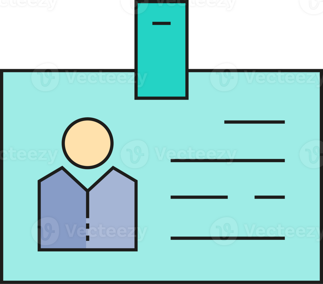 Id Card Badge Icon png