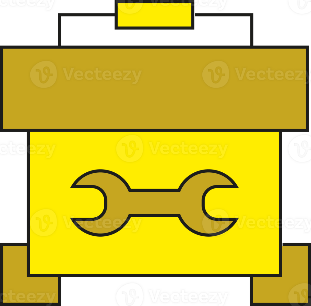 Toolbox Wrench Icon Illustration png