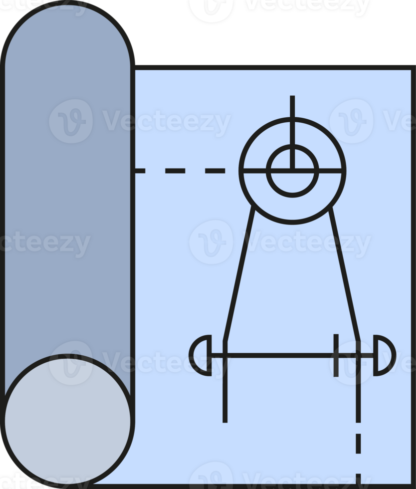 Blueprint Document Icon Clipart png