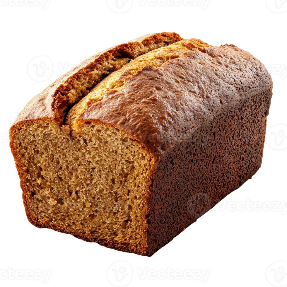 Delicious Homemade Brown Bread Loaf Bakery Food Baked Sweet Wheat png