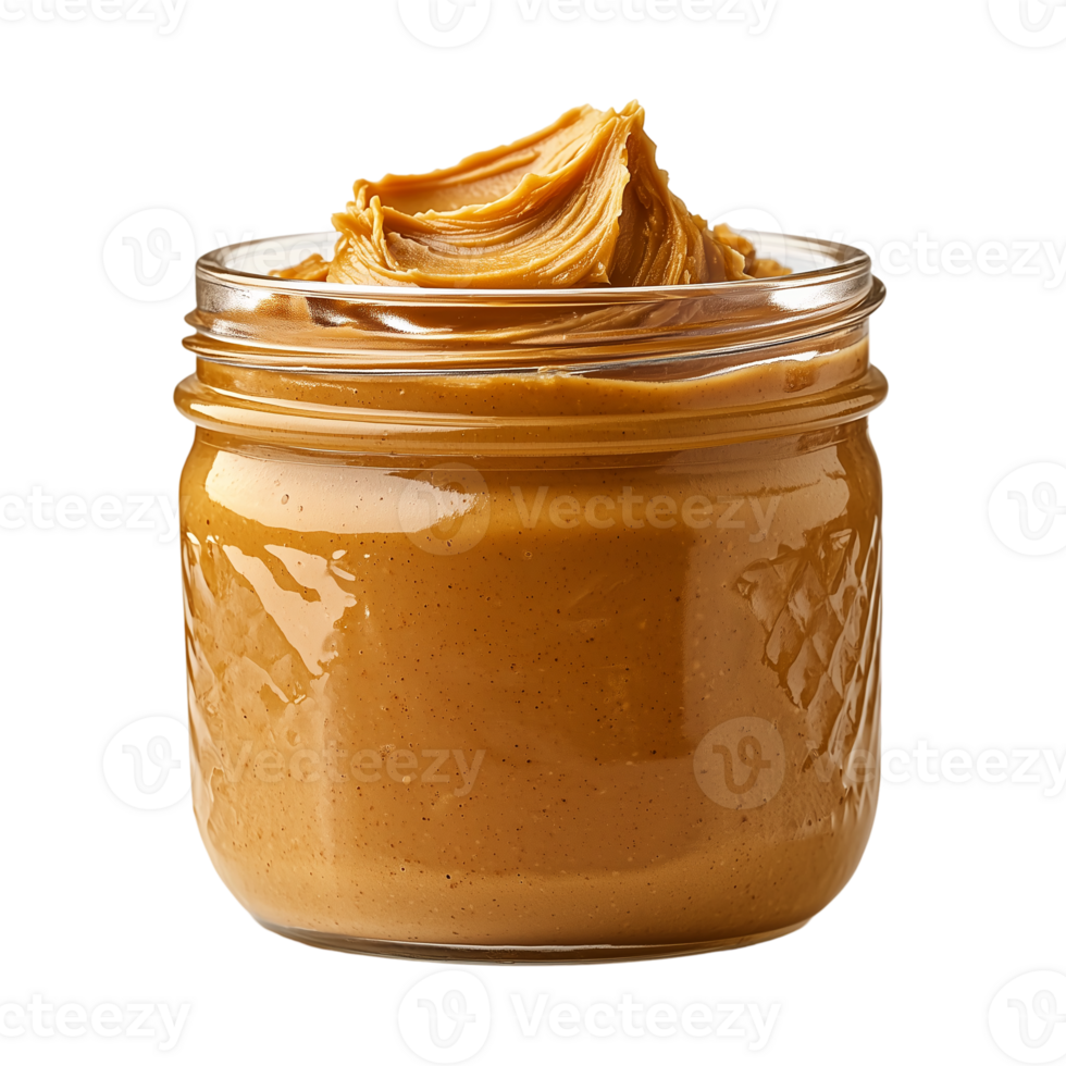 Peanut Butter Jar Creamy Delicious on transparent background png