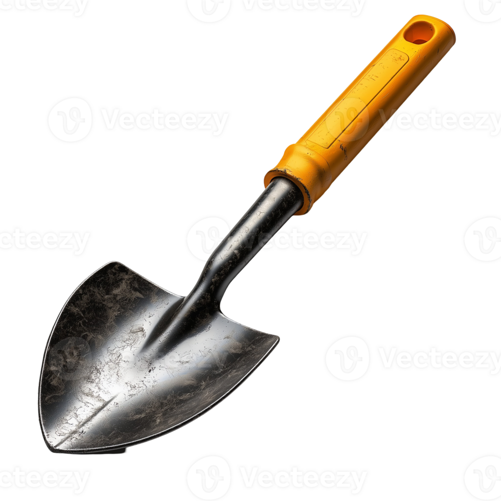 Hand Trowel Gardening Tool on transparent background png