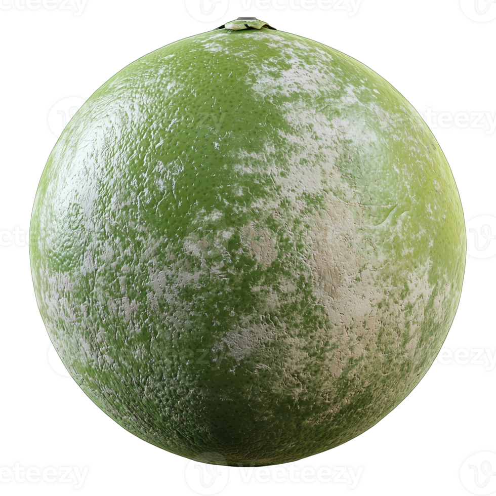 Moldy Lime Texture 3D Model on transparent background png