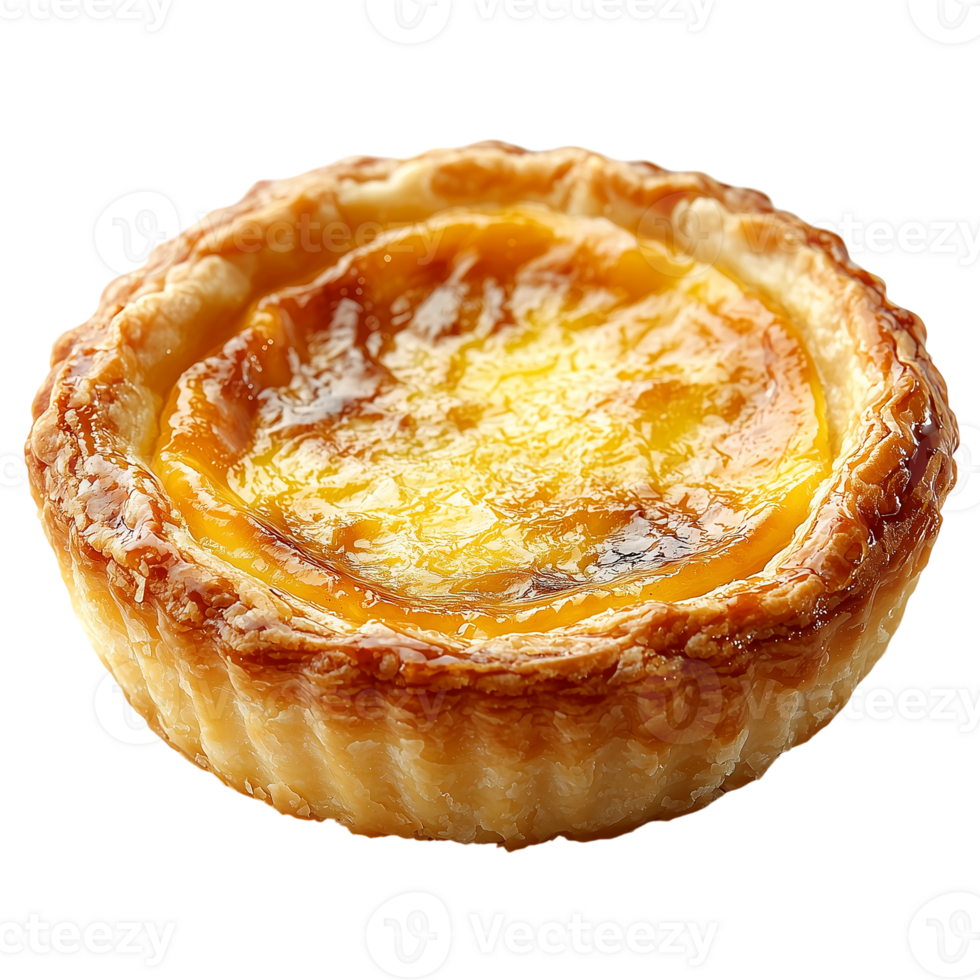 Delicious egg tart pastry dessert sweet treat bakery baked goods food isolated on transparent background png