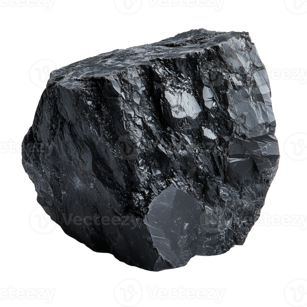 Coal mineral resource fossil fuel energy source mining industry isolated on transparent background png