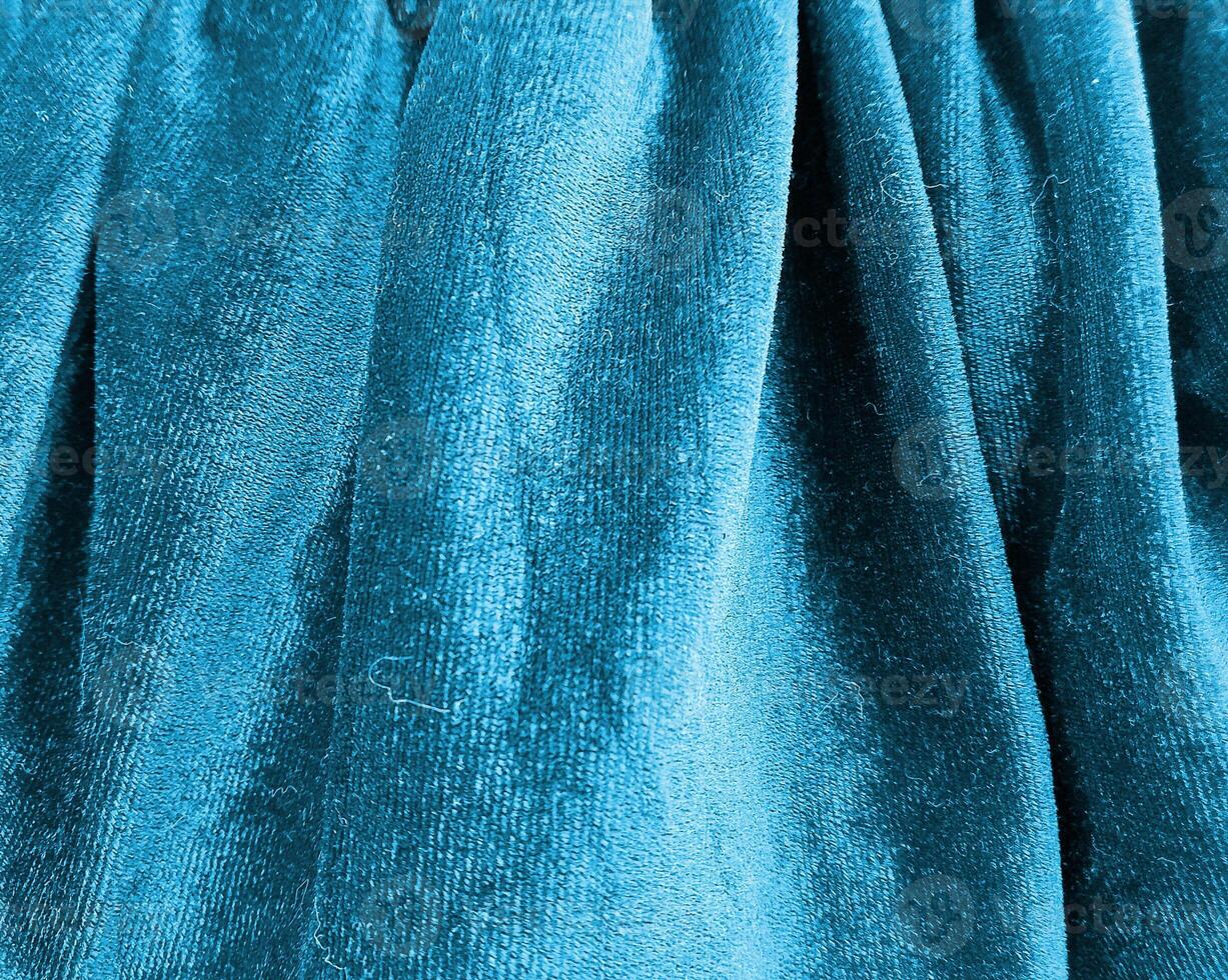Velvet Cloth Hanging on window closup view photo