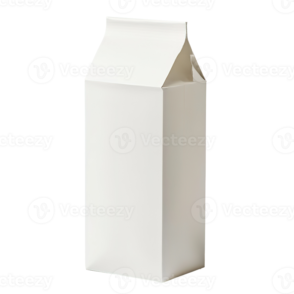 Empty Milk Carton Isolated at Transparent Background png