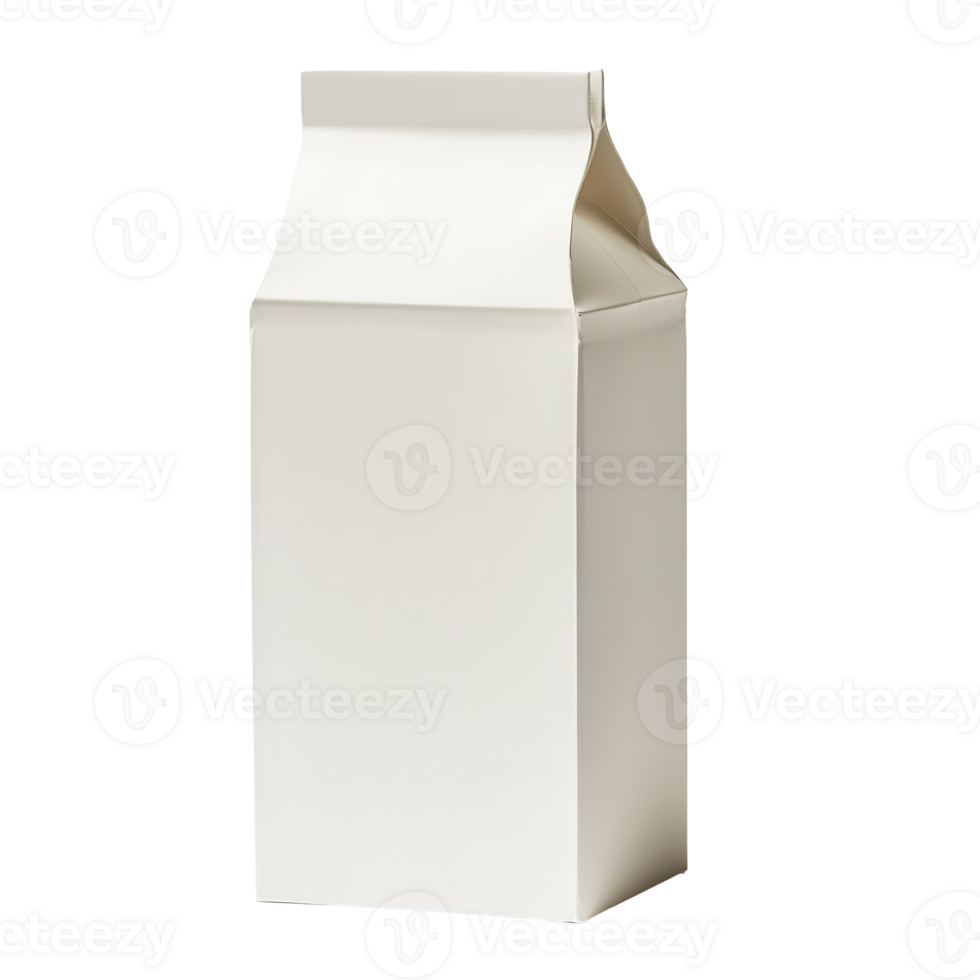 Empty Milk Carton Isolated on Transparent Background png