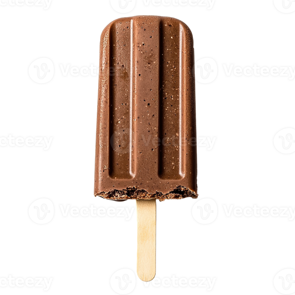 Chocolate Ice Cream Stick Isolated at the Transparent Background png