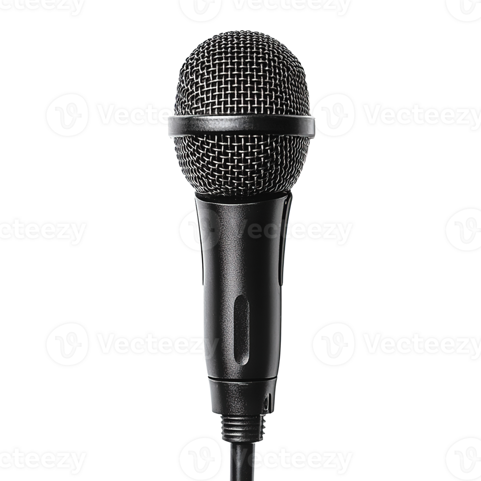Isolated Microphone Mic on the Transparent Background, Cut Out png