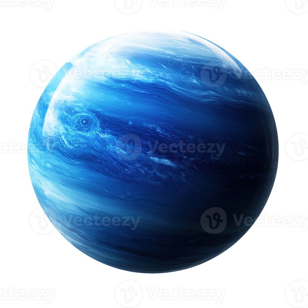 Neptune Planet Space Isolated at Transparent Background png