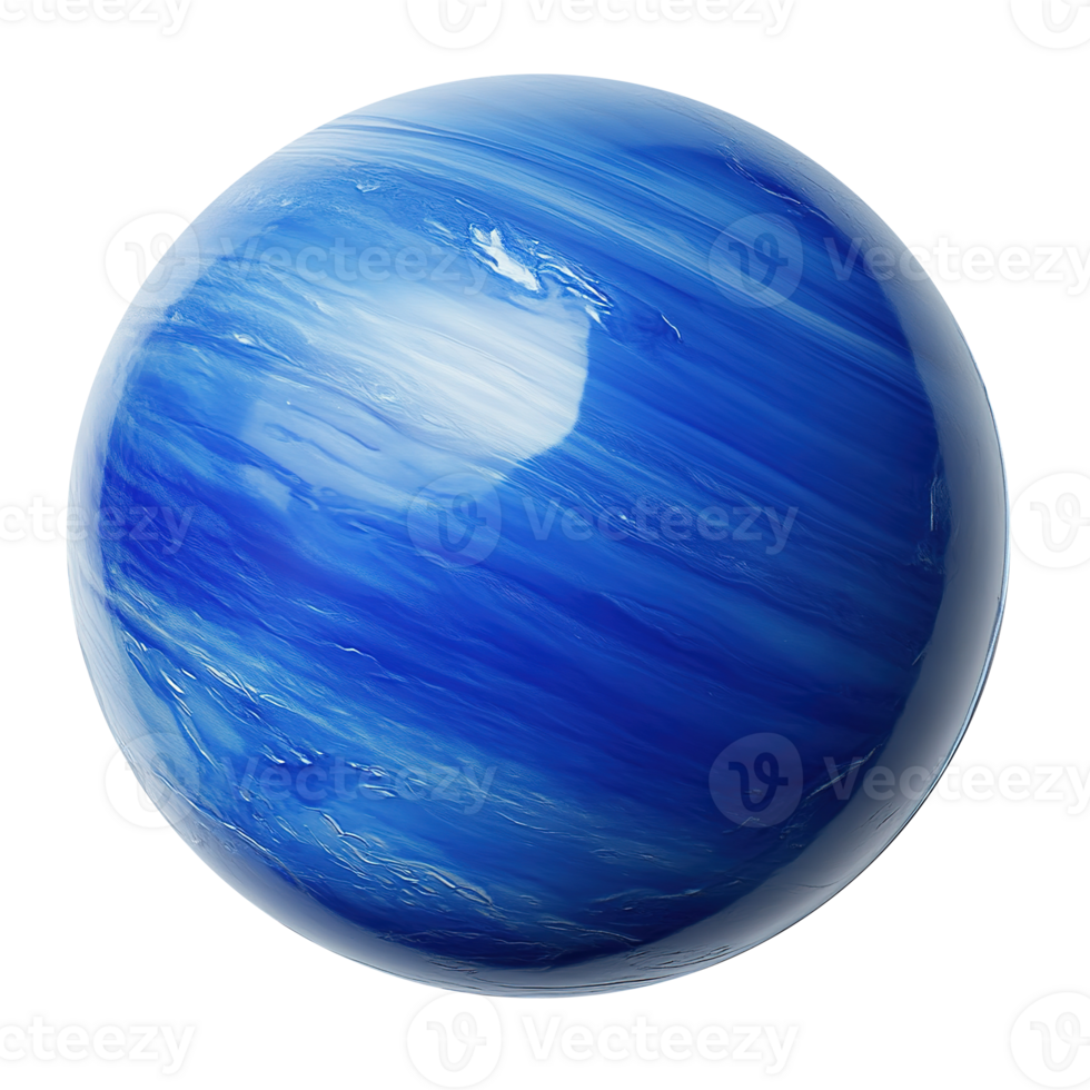Neptune Planet Space Isolated at the Transparent Background png