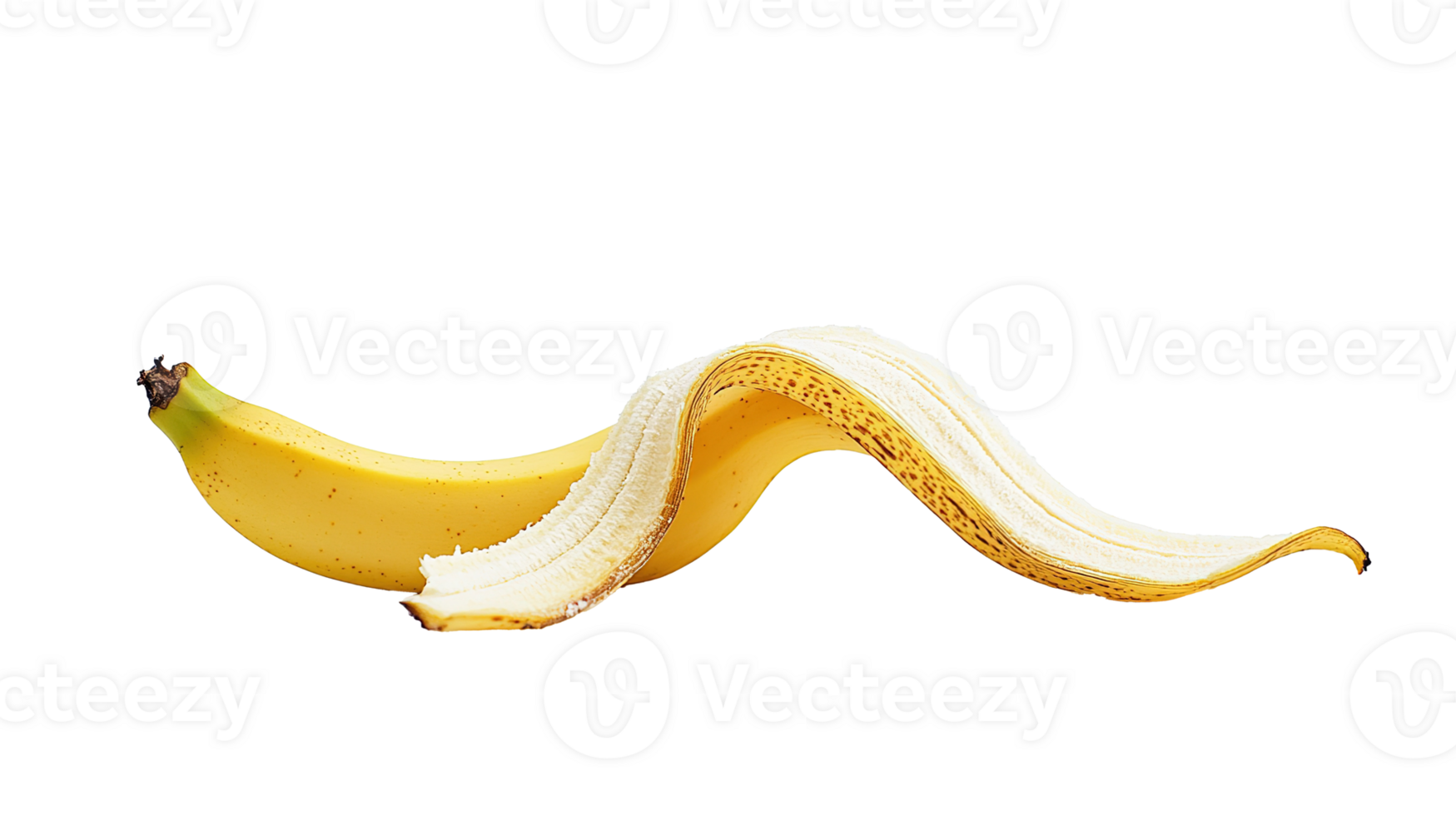 Banana Peel Isolated on the Transparent Background png