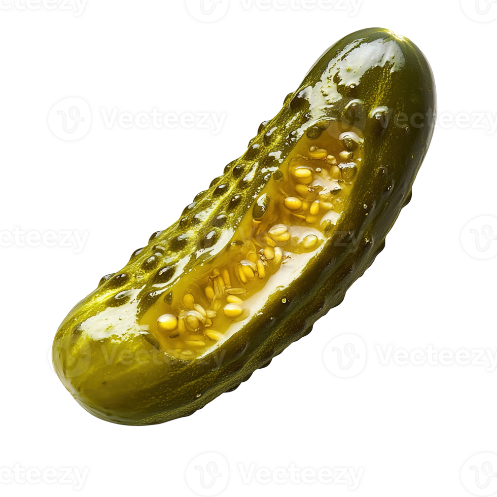 Marinated Pickled Cucumber Isolated at Transparent Background png