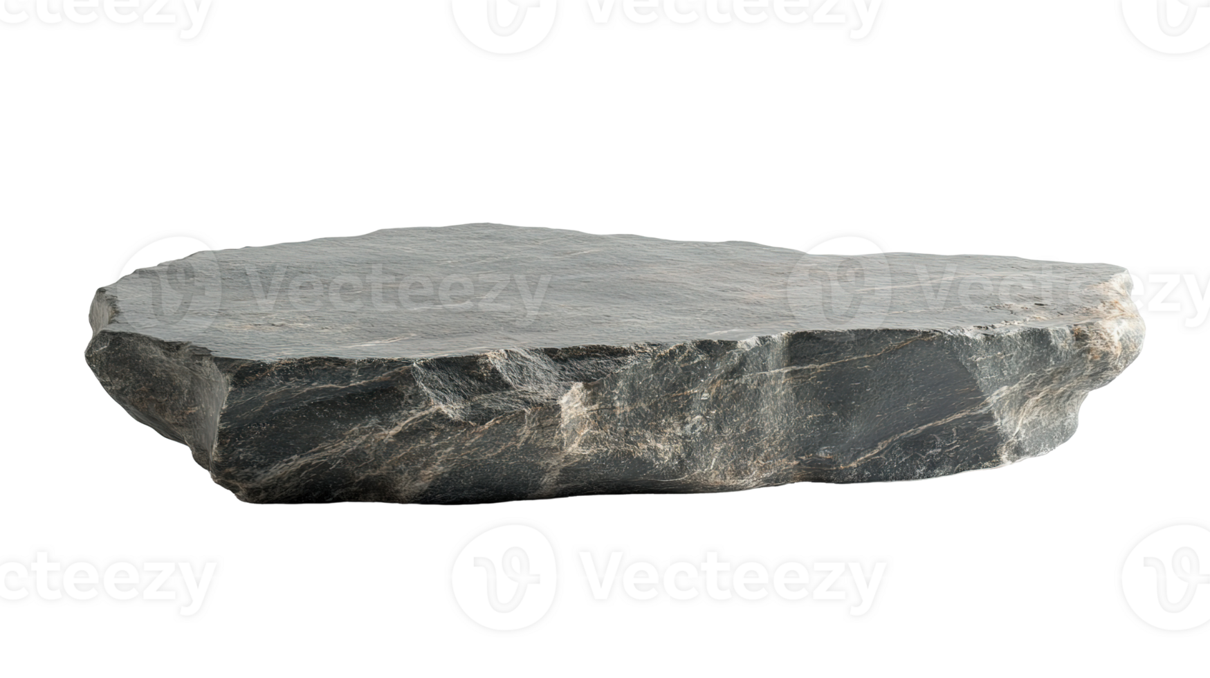 Rock Podium for Product Display Isolated at the Transparent Background png