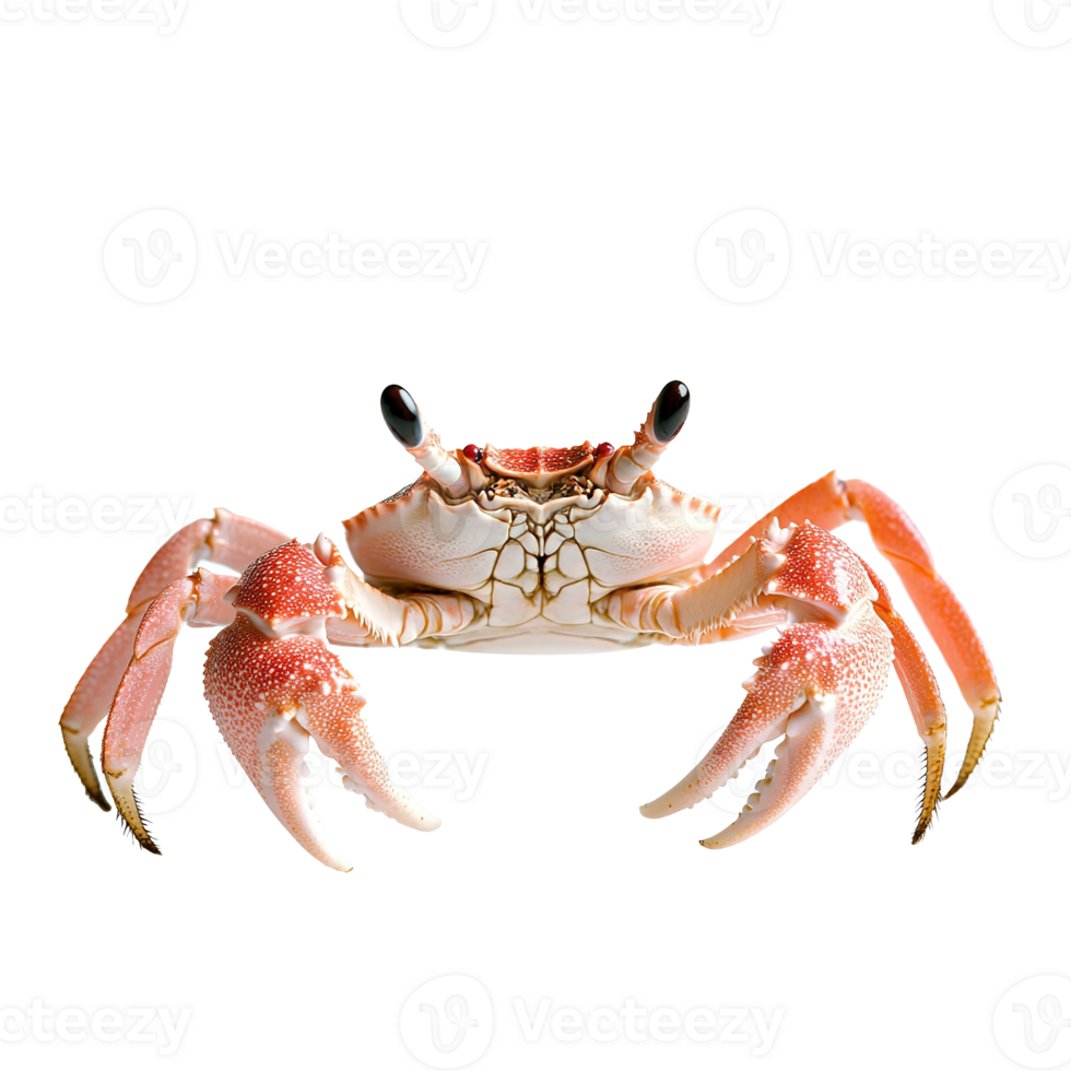 Red Crab Animal Isolated at Transparent Background png