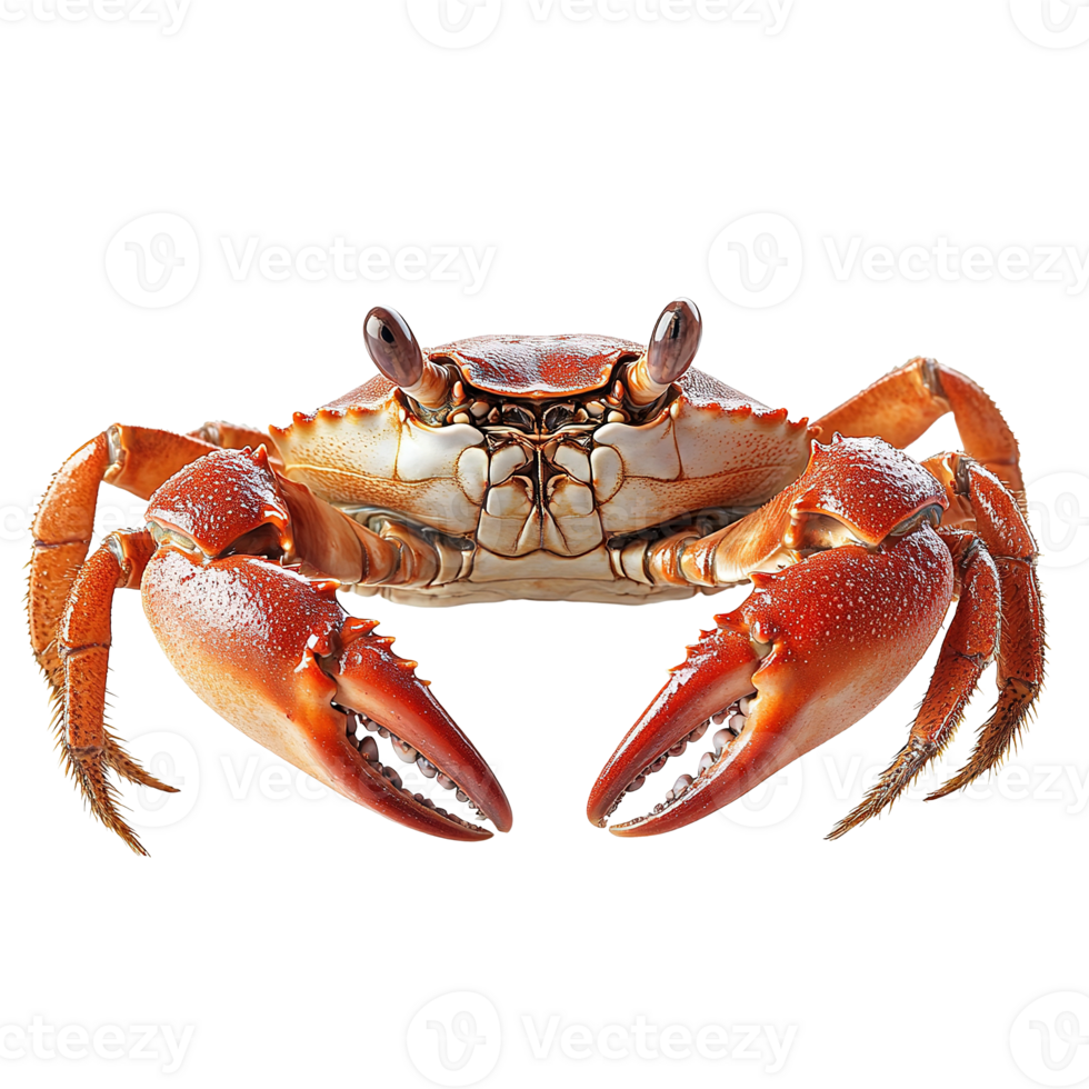 Red Crab Animal Isolated on Transparent Background png