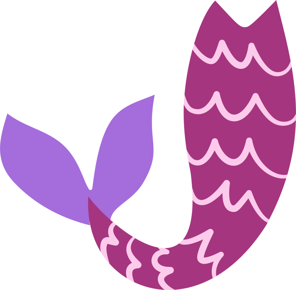 Mermaid tail with scale png