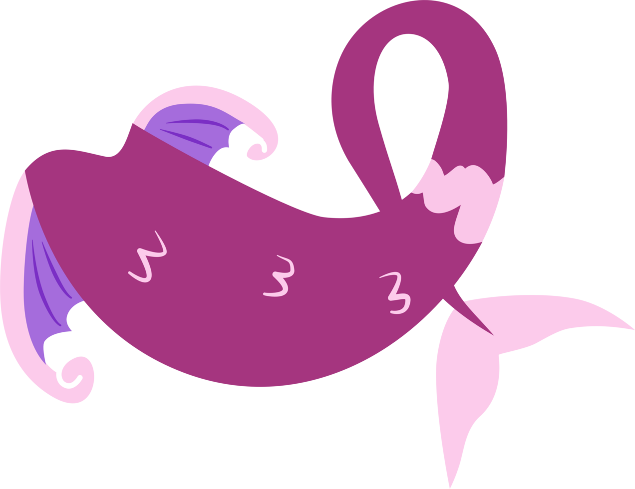 Twisted mermaid tail png